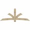 Ekena Millwork Davenport Rough Sawn Timber Gable Bracket, Douglas Fir, 96"W x 40"H x 6"D x 6"F, 10/12 Pitch GBW096X40X0606DAV00RDF - alternate 1